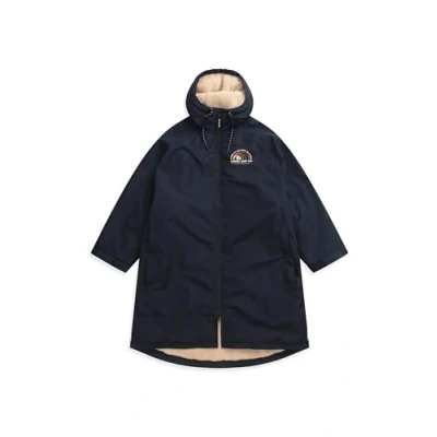 Image of Animal Hazey Mens Waterproof Beach Parka Raincoat Jacket with Pockets &amp; Adjustable Hood Autumn Winter, Outdoors, Walking Dark Blue L