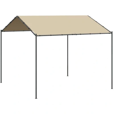 Image of vidaXL Canopy Tent Beige 3x3 m Steel and Fabric