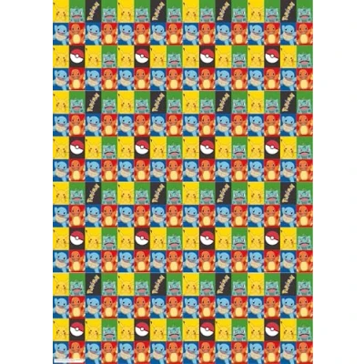 Image of Pokemon Wrapping Paper 2M Roll Wrap Birthday Gifts Presents