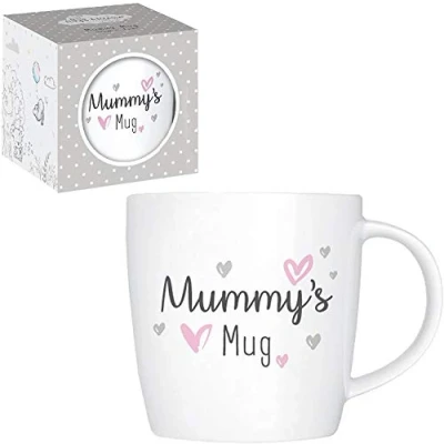 Image of Hugs &amp; Kisses Gift Boxed &#039;New Parent&#039; Bone China 12oz Mummy&#039;s Mug