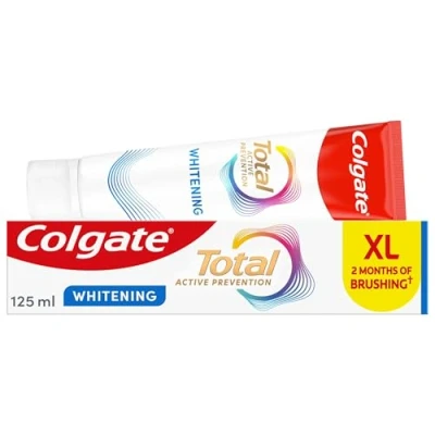 Image of Colgate Total Active Prevention Teeth Whitening Toothpaste 125ml