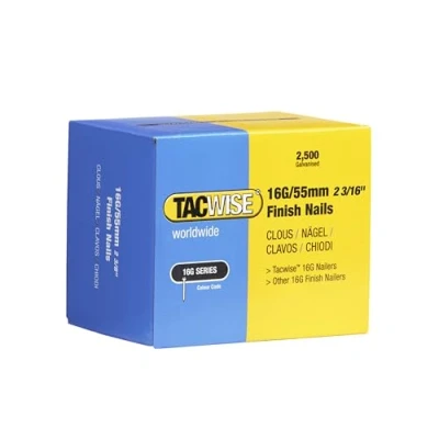 Image of Tacwise 0299 Type 16G / 55 mm Galvanised Finish Nails, Pack of 2500