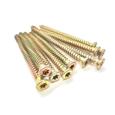 Image of Concrete Screws (Pack of 10) Multi Fix Countersunk 7.5mm TX Easy Drive (7.5 x 100mm)