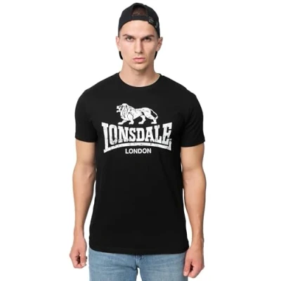 Image of Lonsdale men&#039;s t shirt normal fit SILVERHILL M