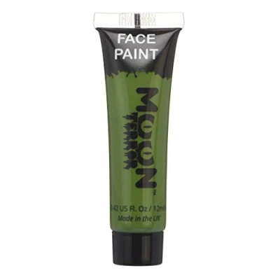 Image of Halloween Face Paint Body by Moon Terror Zombie Green SFX Make up, Special Effects up 12ml