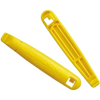 Image of Lezyne Power XL Cycling Tyre Levers Yellow, Pair/Bicycle Cycle Mountain Road Biking Bike Trail Enduro Wheel Hand Tool Workshop Maintenance Fix Emergency Tube Lever Mechanic Repair