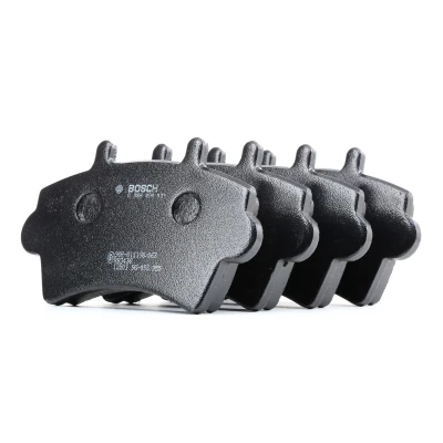 Image of Bosch BP343 Brake Pads Front Axle ECE R90 Certified 1 Set of 4