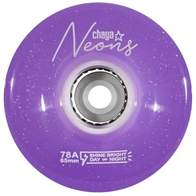 Image of Chaya Neons Led Skates Wheels 4 Units 65 mm / 78A