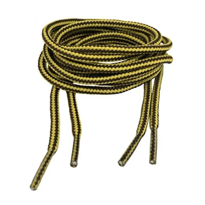 Image of Big Laces Round Brown and Yellow Hiking Boot 150cm