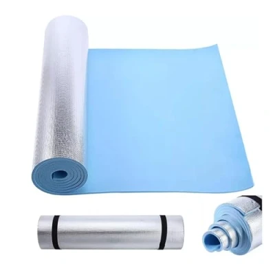Image of Camping Roll Up Foam Foil Sleeping Mat Mattress Eva Yoga Insulated Waterproof Mat180x50cm