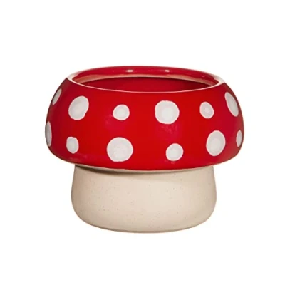 Image of Sass &amp; Belle Red Mushroom Large Planter