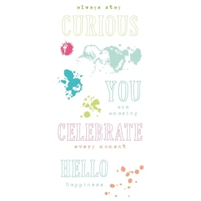 Image of Sizzix Clear Stamps Hello You Sentiments by 49 and Market