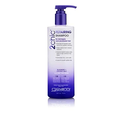 Image of GIOVANNI 2chic Blackberry &amp; Coconut Milk Repairing Shampoo, 24oz