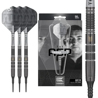 Image of TARGET Darts Nathan Aspinall x ECHO 90% Tungsten Soft Tip Dart Set 18G Player Edition Darts, Pixel with Pro Grip Shafts &amp; Ultra No.2 Flights