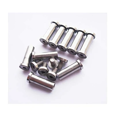 Image of Pocket Knife Pivot Pin,Folding Knives Fasteners and Bolts,EDC Knifemakers Corby Rivets Screws,DIY Handle Studs,Pack of 10 (0.197&quot;)