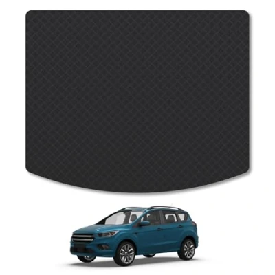 Image of Rubber Boot Liner Compatible With Ford Kuga (2013 2019) Tailored Fit Heavy Duty Premium 3mm Protector Mat Anti Slip Durable Waterproof Custom Dog Friendly