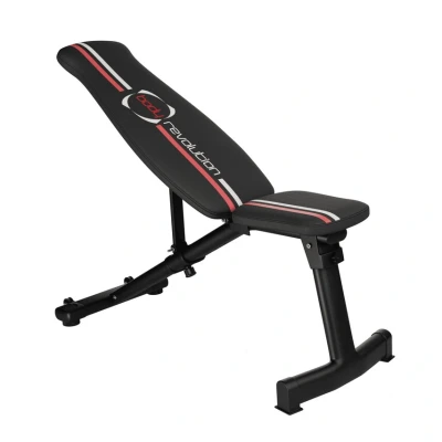 Image of Body Revolution Adjustable Weight Bench Fully Collapsible Space Saving With 7 Incline Positions, Folding Exercise for Home or Commercial Gym, 300kg Capacity