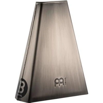 Image of Meinl Percussion Handheld Cowbell Instrument Large Idiophone Length 7.75 Inches Steel, Silver (STB785H)