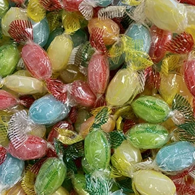 Image of Sherbet Fruits (Wrapped) 700g Re Sealable Pouch by The Gourmet Sweet Company