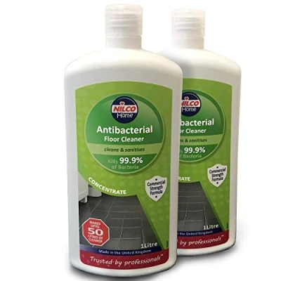 Image of Nilco Antibacterial Floor Concentrated Cleaner &amp; Sanitiser 1L 2 Pack Bundle