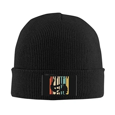 Image of 385 Knit Beanie Hat Jiu Jitsu Unisex Slouchy Cap Stretchable Men&#039;s Sleep Warm Winter Hats for Men, Running, Sports, 56 62cm