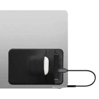 Image of kwmobile Elastane Sleeve Compatible with SanDisk Portable SSD, Samsung T7, Crucial X8, HDD Case Stretchy Holder for External SSD 13x8.3cm (5.1x3.3) Black Matte
