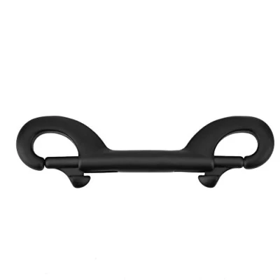 Image of Clip Hook for Scuba Diving, Stainless Steel Diving Swivel Eye Bolt Snap Diver, Double Ended Buckle (90mm Black)