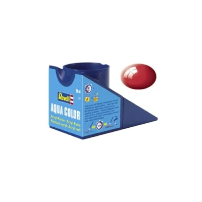 Image of Revell 18ml Aqua Color Acrylic Paint (Ferrari Redglossy Finish)
