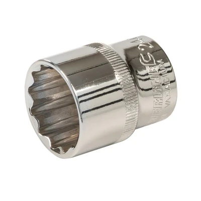 Image of Silverline Socket 1/2&quot; Drive 12pt Metric 24mm