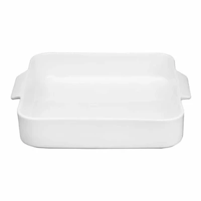 Image of Olympia Whiteware Square Eared Roaster 260x225x50mm (2 pack)