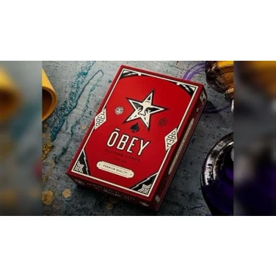 Image of Obey Red Edition Playing Cards by theory11