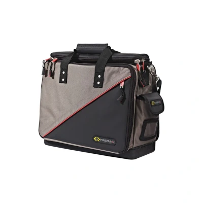 Image of C.K Magma Black &amp; Red Soft Technicians Electricians Tool Case Plus Storage Bag with Hard Waterproof Base