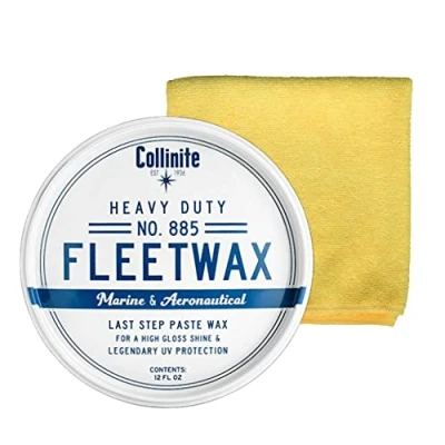 Image of Collinite 885 Heavy Duty Fleetwax Paste and Towel Combo