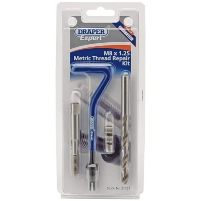 Image of Draper Metric Thread Repair Kit, M8 x 1.25