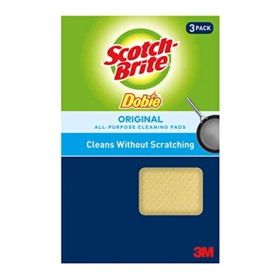 Image of Scotch Brite Fine, Polyurethane, Yellow, Pack of 1