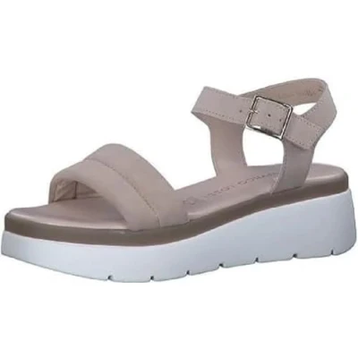 Image of MARCO TOZZI Women&#039; 2 28780 20 Wedge Sandal, Rose, 7.5 UK