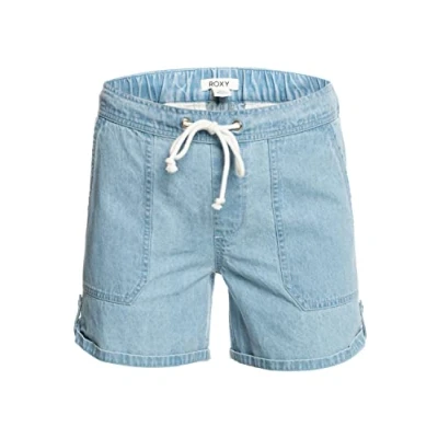 Image of Roxy Milady Beach Denim Shorts for Women
