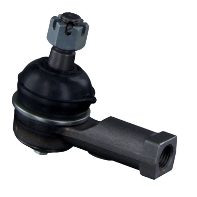 Image of MB864164, MR162710, MR376500 Track rod end FEBI BILSTEIN 41300 Front Axle Left, Right with crown nut MITSUBISHI: Delica / Space Gear MPV