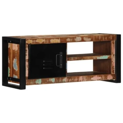 Image of vidaXL TV Cabinet 80x30x35 cm Solid Wood Reclaimed