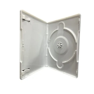 Image of 10 X Single White 14 mm DVD/Blu Ray/CD/Wii Case