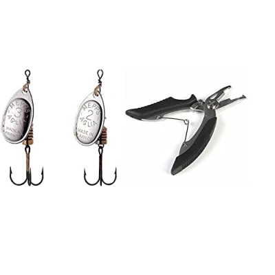 Image of Mepps Aglia set of 1 x silver, size 2 + 3