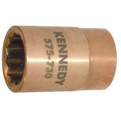 Image of Kennedy 17mm Spark Resistant Socket 1/2&quot; Square DR Al Br