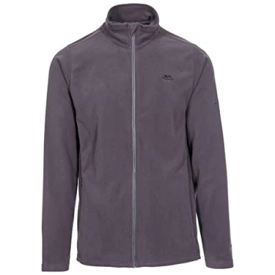 Image of Trespass Men Tadwick Anti Pilling Mico Fleece Jacket 140GSM Dark Grey, Small