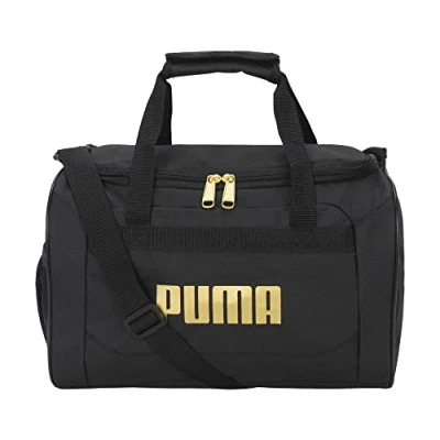 Image of PUMA Kids&#039; Evercat Transformation Duffel, Black/Gold, One Size