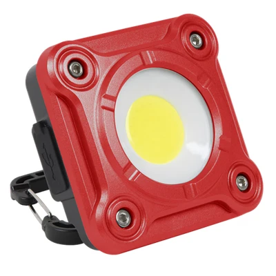 Image of Sealey 10W COB LED Rechargeable Pocket Floodlight 1000 Lumens, with flip Out Magnetic Bracket LED1000