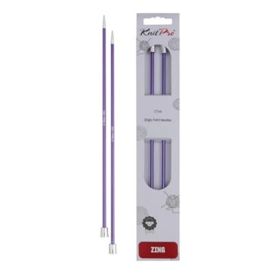 Image of KnitPro Zing: Knitting Pins: Single Ended: 3.75mm, Purple