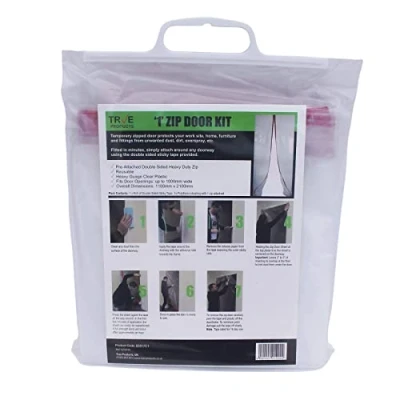 Image of True Products 1 Zip Door Kit Dust Stop Screen Pre Assembled for easy installation.