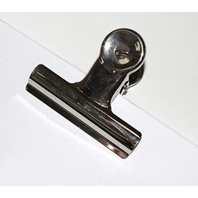 Image of ZIP 50 mm Strong Chrome Letter Clips (Pack of 10)