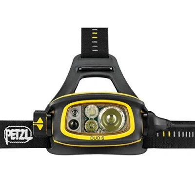 Image of Petzl, Duo S (Uk), Headlamp, Black/Yellow, One Size, Unisex Adult