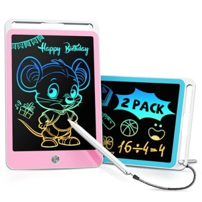 Image of ORSEN 2 Pcs LCD Writing Tablet 8.5 Inch Drawing Board for Kids 3 4 5 6 7 8 Year Old Girls Boys Toy,Drawing Children Learning Years Child Birthday Travel Gift